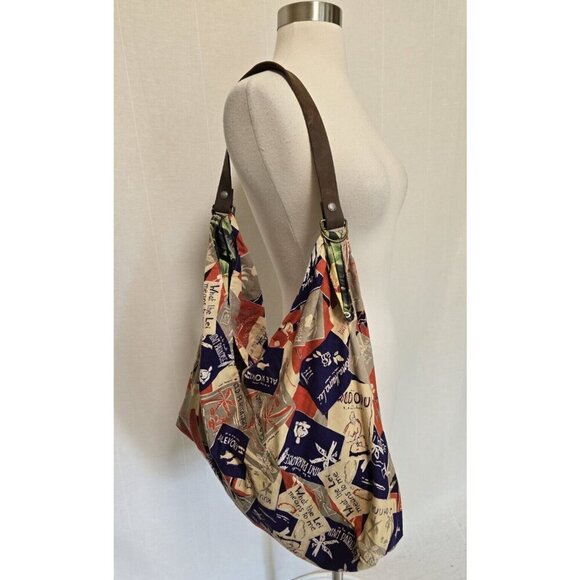 Womens Hawaii Print Shoulder Bag Purse Handmade Lightweight - Picture 2 of 9